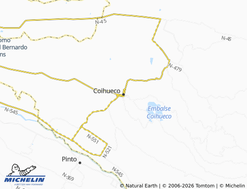 Mappa MICHELIN Coihueco - ViaMichelin