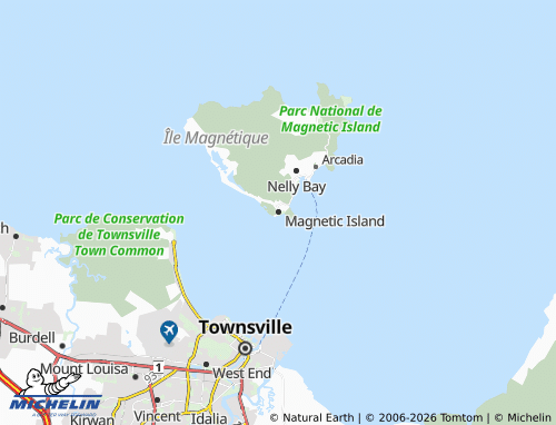 Mappa MICHELIN Magnetic Island - ViaMichelin