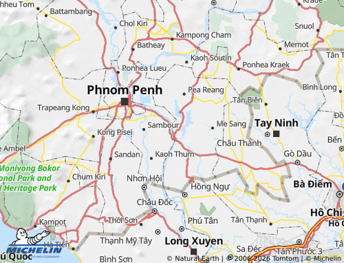 Mappa MICHELIN Kien Svay - ViaMichelin