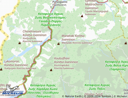 MICHELIN Pournia map - ViaMichelin