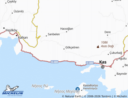 Kaart MICHELIN Gökçeören - ViaMichelin