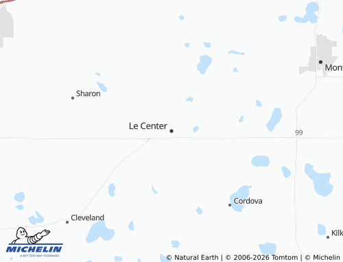 Carte MICHELIN Le Center - ViaMichelin