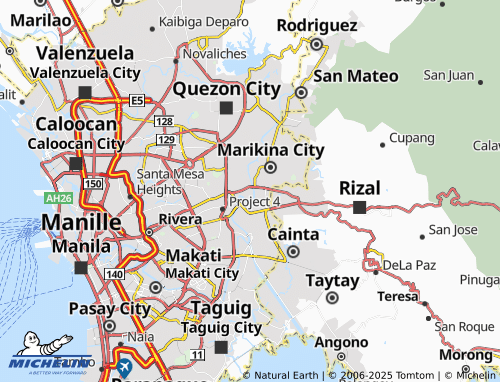 MICHELIN Jesus de La Pena map - ViaMichelin