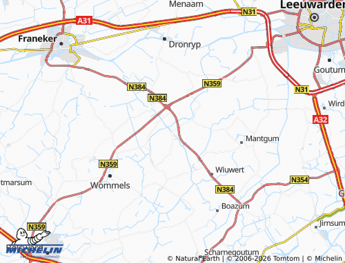 Carte MICHELIN Easterlittens - ViaMichelin