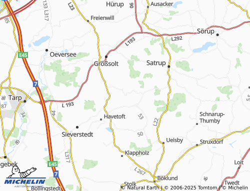 MICHELIN Torsballig map - ViaMichelin
