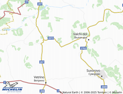 MICHELIN-Landkarte Iskar - ViaMichelin