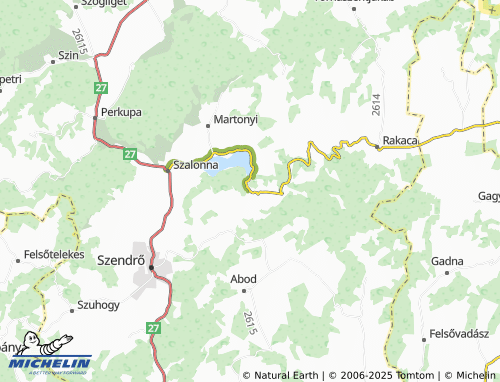 Mapa MICHELIN Meszes - ViaMichelin