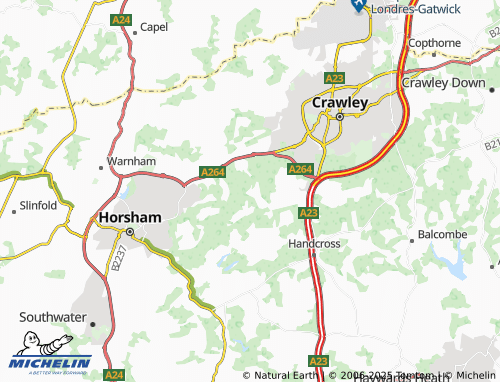 Mappa MICHELIN Colgate - ViaMichelin