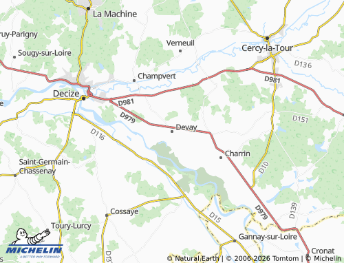 Carte MICHELIN Devay - ViaMichelin