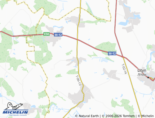 Mappa MICHELIN Litynka - ViaMichelin