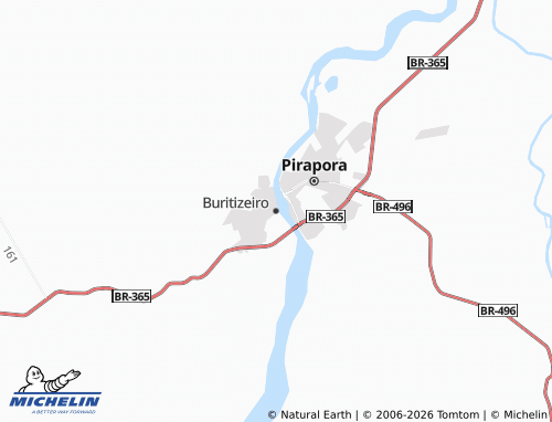 Mappa MICHELIN Buritizeiro - ViaMichelin