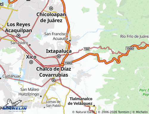 Mapa MICHELIN Jorge Jiménez Cantú - ViaMichelin