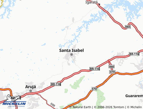 Mapa MICHELIN Santa Isabel - ViaMichelin