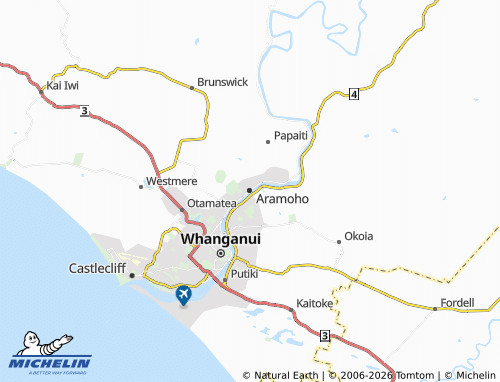 Mapa MICHELIN Aramoho - ViaMichelin
