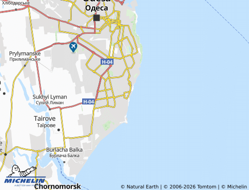 Mapa MICHELIN Kyivskyi - ViaMichelin