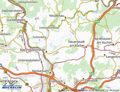 Mapa MICHELIN Oedheim - ViaMichelin