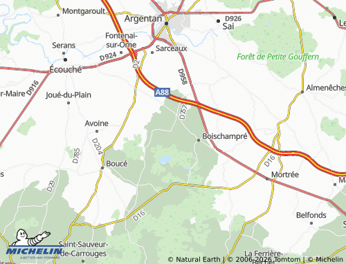 MICHELIN Vrigny map - ViaMichelin