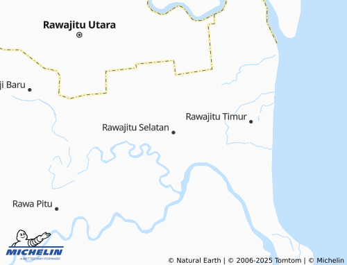Mapa MICHELIN Rawajitu Selatan - ViaMichelin