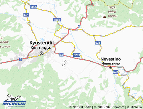 MICHELIN Bagrentsi map - ViaMichelin