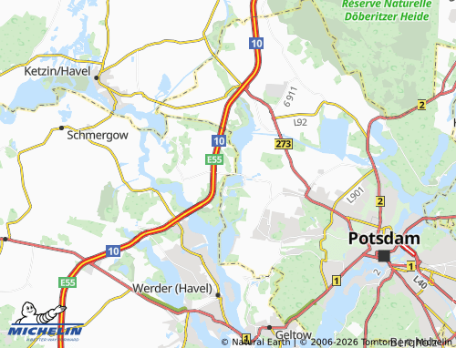 MICHELIN Leest map - ViaMichelin
