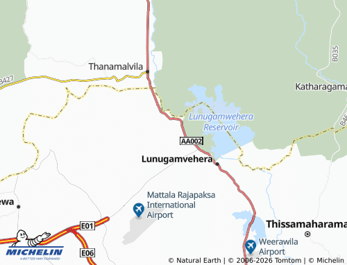 Mapa MICHELIN Bogahawewa - ViaMichelin