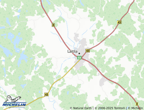 MICHELIN Laessaari map - ViaMichelin