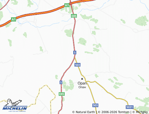 Mappa MICHELIN Sredets - ViaMichelin
