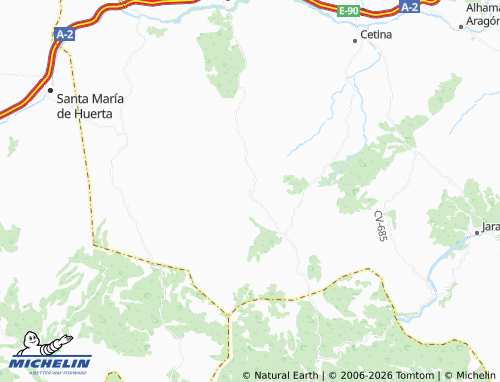 MICHELIN Cabolafuente map - ViaMichelin