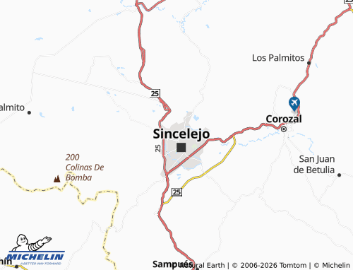 Mapa MICHELIN San Luis - ViaMichelin