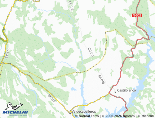 MICHELIN Almansa map - ViaMichelin