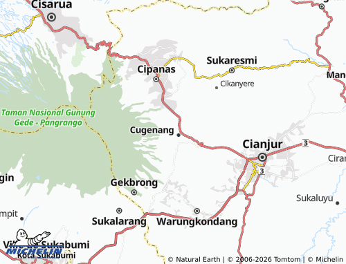 Carte MICHELIN Nyalindung - ViaMichelin
