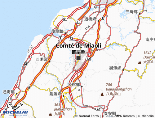 Mappa MICHELIN miao li shi - ViaMichelin