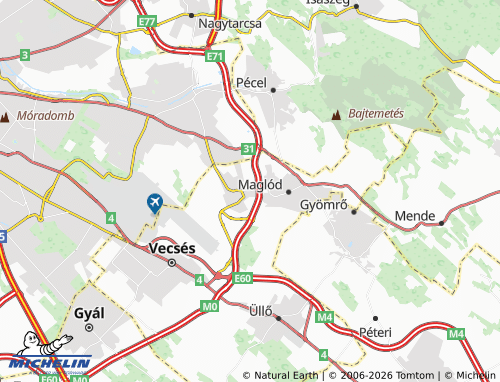 MICHELIN Ecser map - ViaMichelin