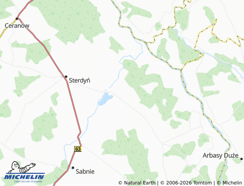MICHELIN-Landkarte Łazów - ViaMichelin
