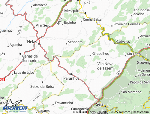 MICHELIN-Landkarte Ortigueira - ViaMichelin