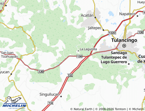 MICHELIN El Susto map - ViaMichelin
