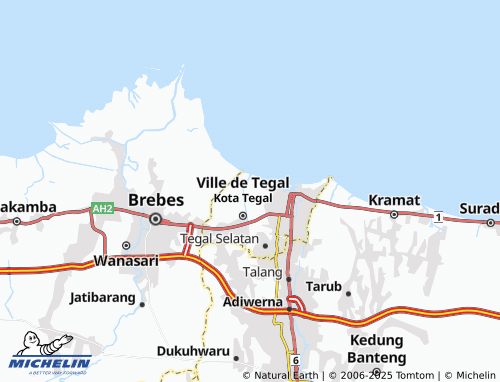 Mapa MICHELIN Muarareja - ViaMichelin
