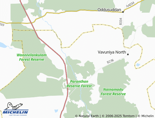 MICHELIN Sinnadampan map - ViaMichelin