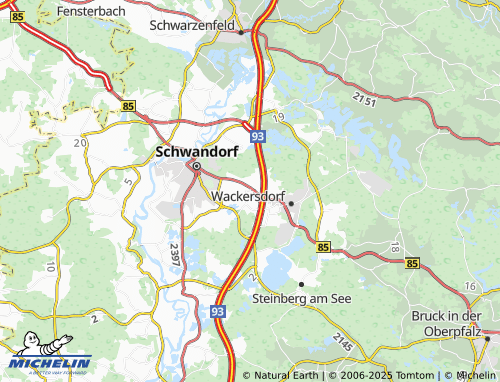 Mapa MICHELIN Höflarn - ViaMichelin