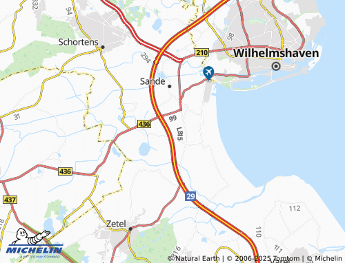 MICHELIN Sanderhörne map - ViaMichelin