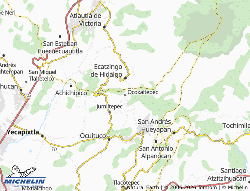 Mapa MICHELIN Ocoxaltepec - ViaMichelin