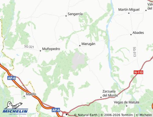 MICHELIN Párraces map - ViaMichelin