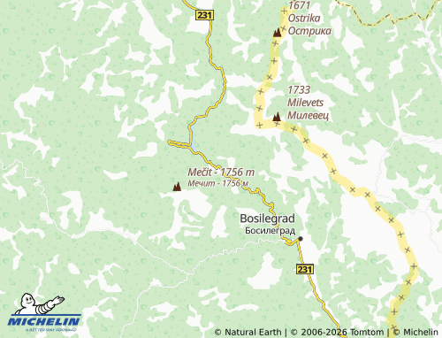 Mapa MICHELIN Donja Lisina - ViaMichelin
