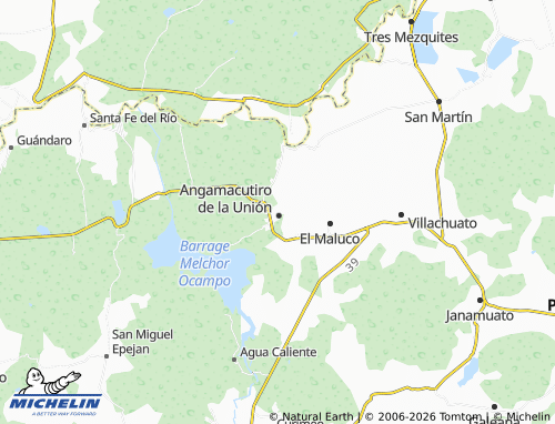 Mapa MICHELIN Centro - ViaMichelin