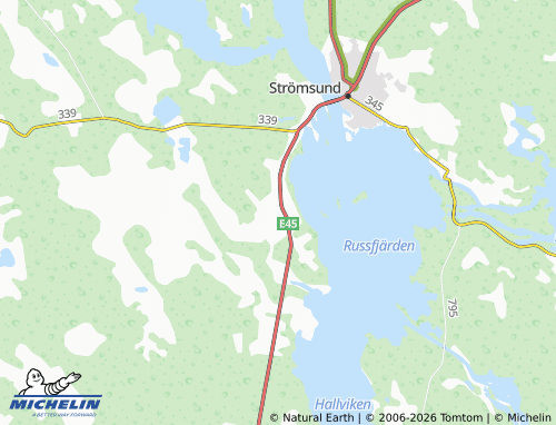MICHELIN-Landkarte Tullingsås - ViaMichelin