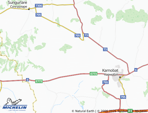 MICHELIN Iskra map - ViaMichelin