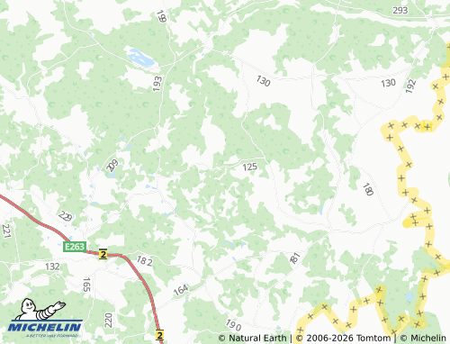 MICHELIN Paklova map - ViaMichelin