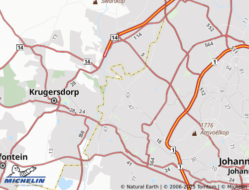 MICHELIN Amorosa Extension 12 map - ViaMichelin