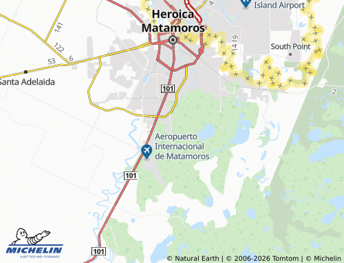 MICHELIN Santa María map - ViaMichelin