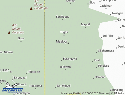 MICHELIN Barangay 1 map - ViaMichelin